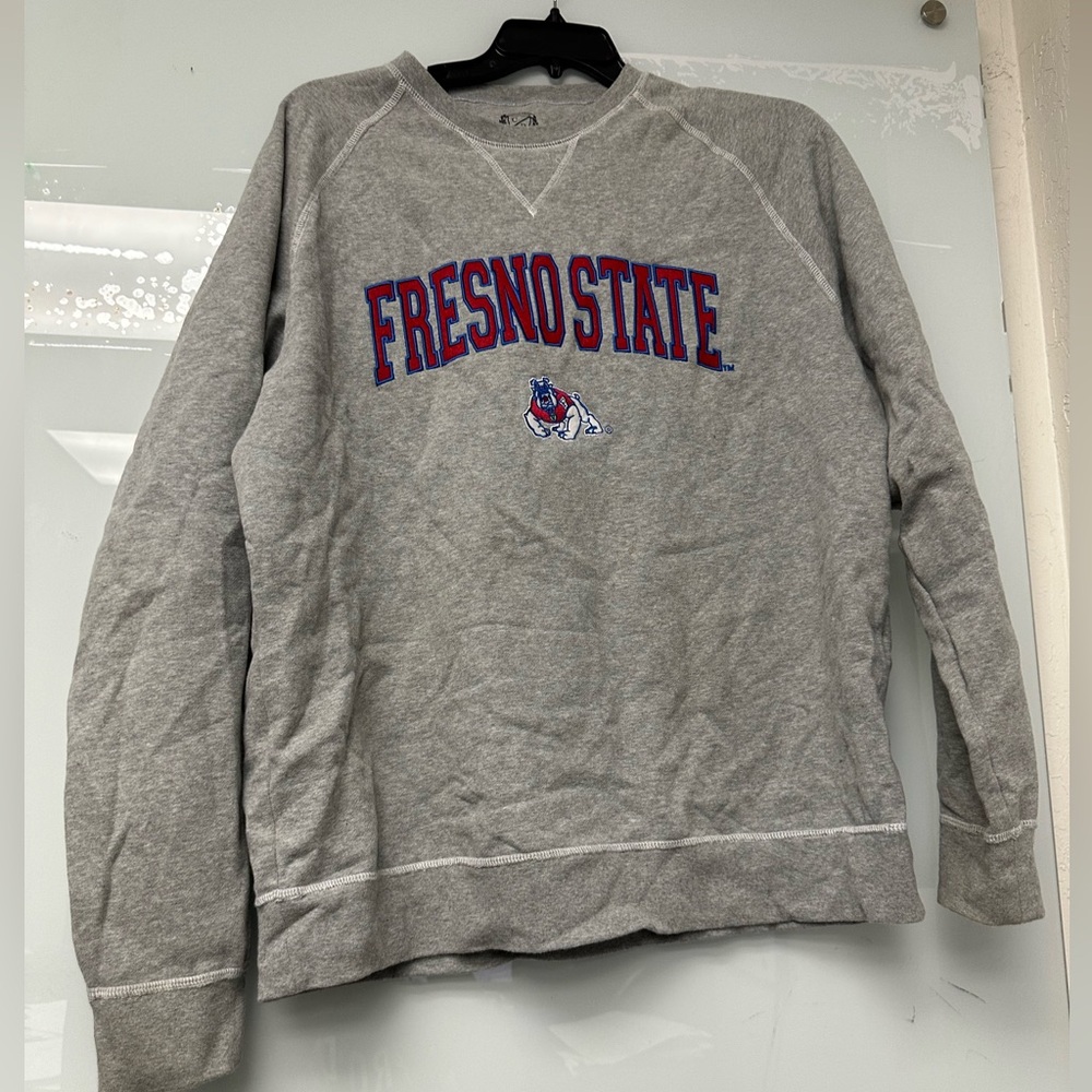 Fresno State Campus Drive Men's Pullover Crewneck Sweatshirt New Size XL